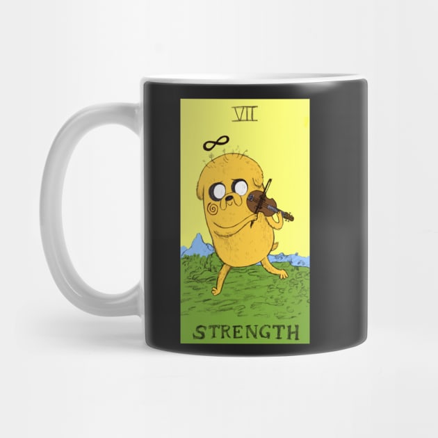 Jake The Dog as Strength by sadnettles